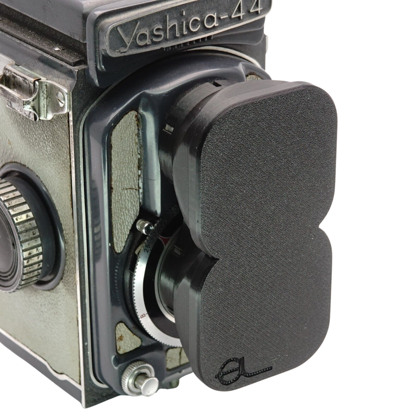 Cache-objectif & pare-soleil pour Yashica 44, 44LM, 44A