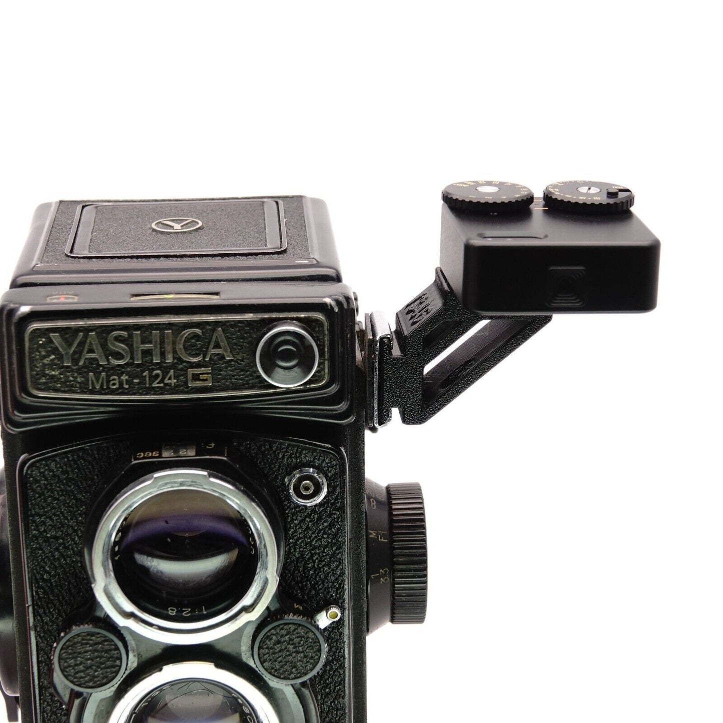 90° Kaltschuh Adapter für Yashica 124G, Mamiya C330, Rolleiflex & mehr