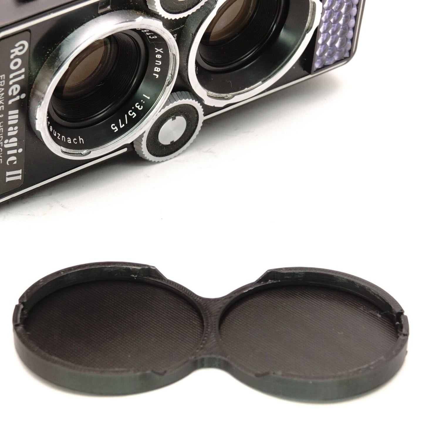 Copriobiettivo Dual Bay II per Rolleiflex 3.5E & 3.5F con obiettivo f/3.5