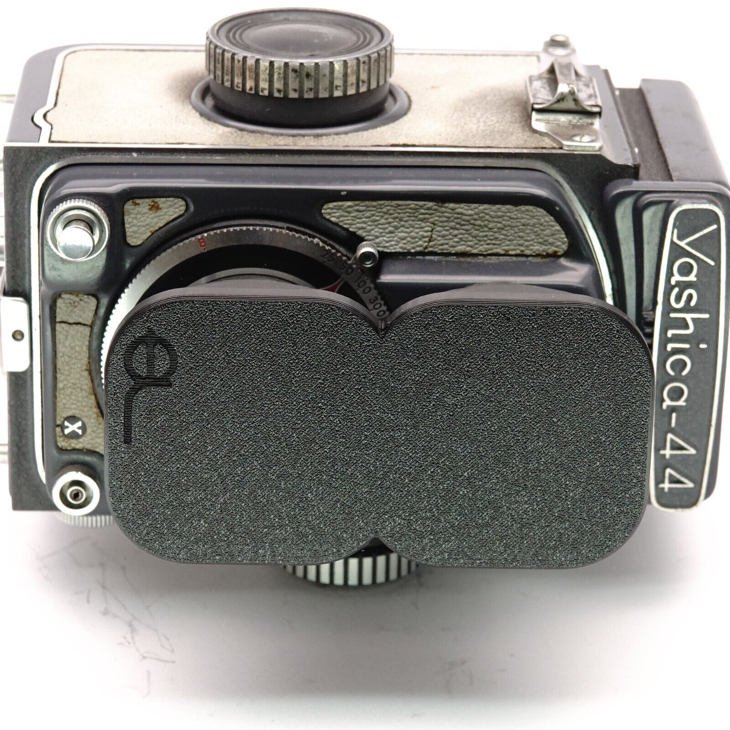 Objektivdeckel für Yashica 44 Dual Gegenlichtblende