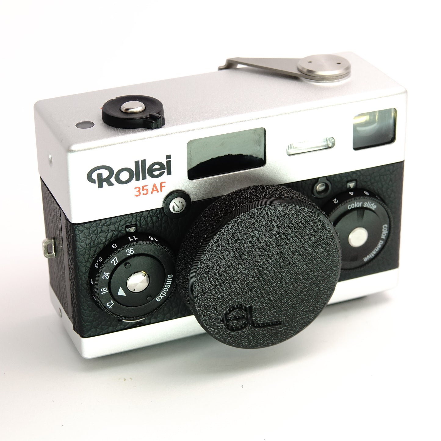 Zubehör für Rollei 35 AF (MINT) | Deckel, Filteradapter, Gegenlichtblende & Half Case