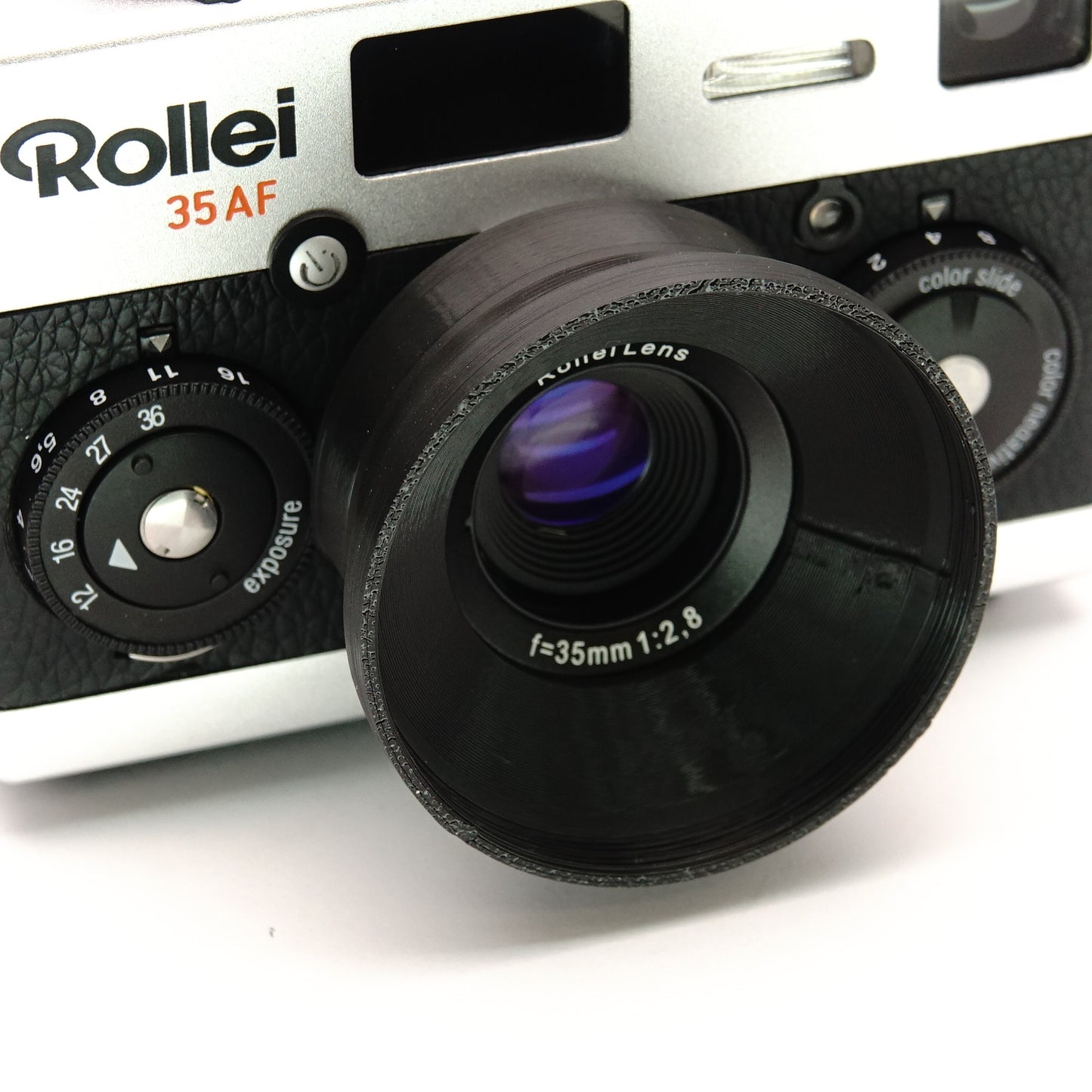 Zubehör für Rollei 35 AF (MINT) | Deckel, Filteradapter, Gegenlichtblende & Half Case