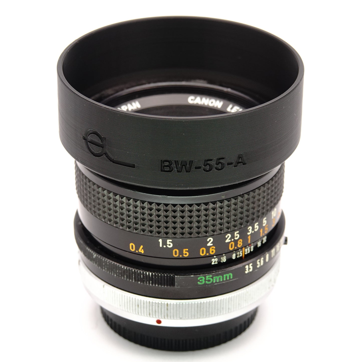 Lens Hood BW-55A for Canon FD 35mm f/2, f/3.5 (also S.S.C.)