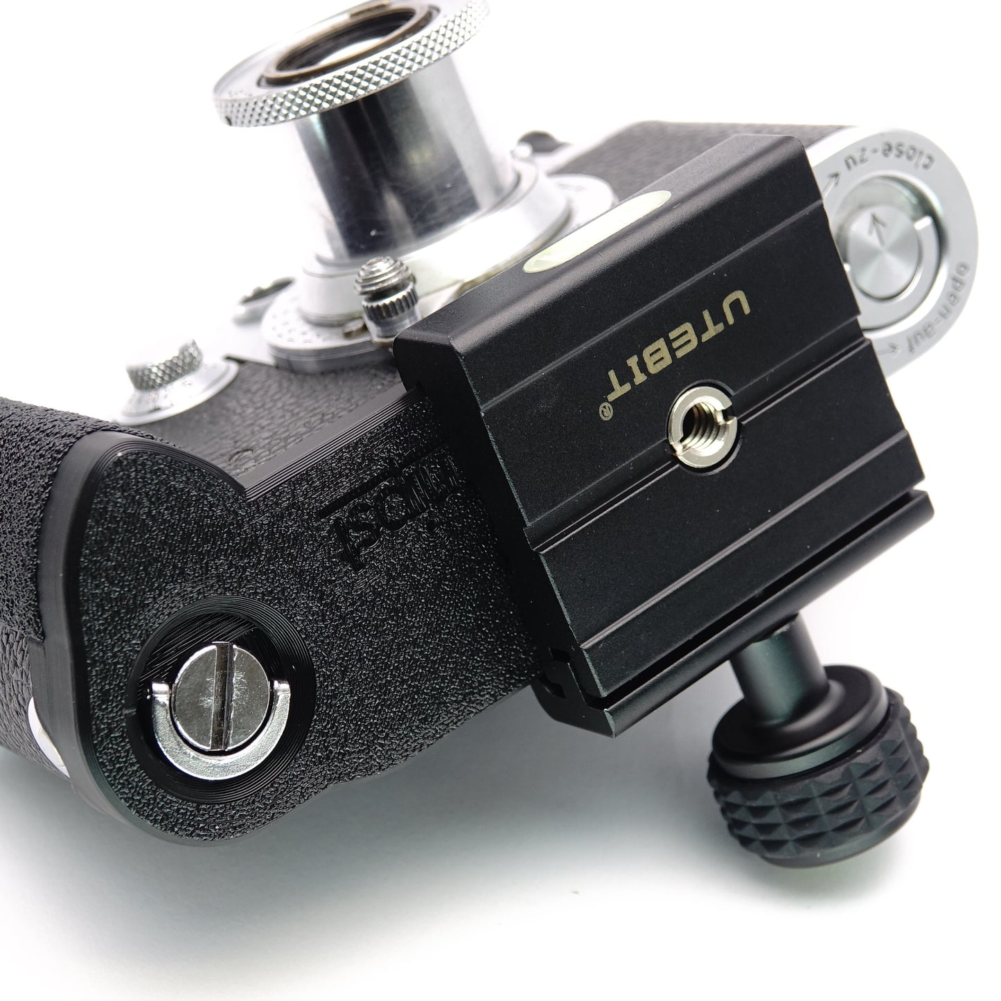 Handgriff für Leica IIIf I II Barnack LTM mit Arca Swiss Stativplatte