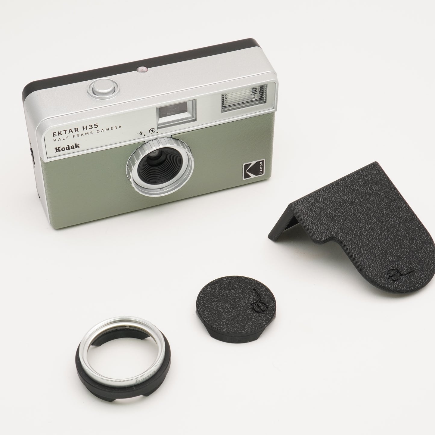 Zubehör für Kodak Ektar H35 | Deckel, Filteradapter, Auslöseschutz