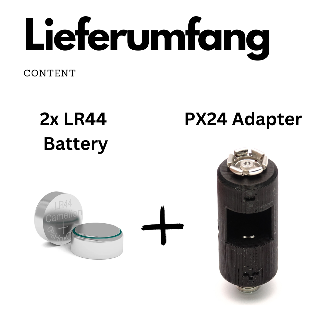 PX24 Battery 532 Adapter 3V for Polaroid Land Camera Automatic 103, 104, 210, 215 & more