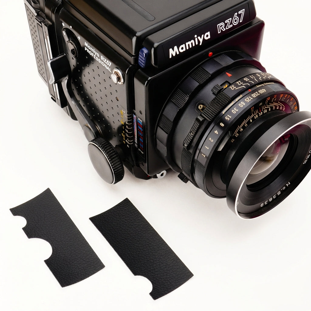 Leather covering for Mamiya RZ67 Professional, Pro II Base