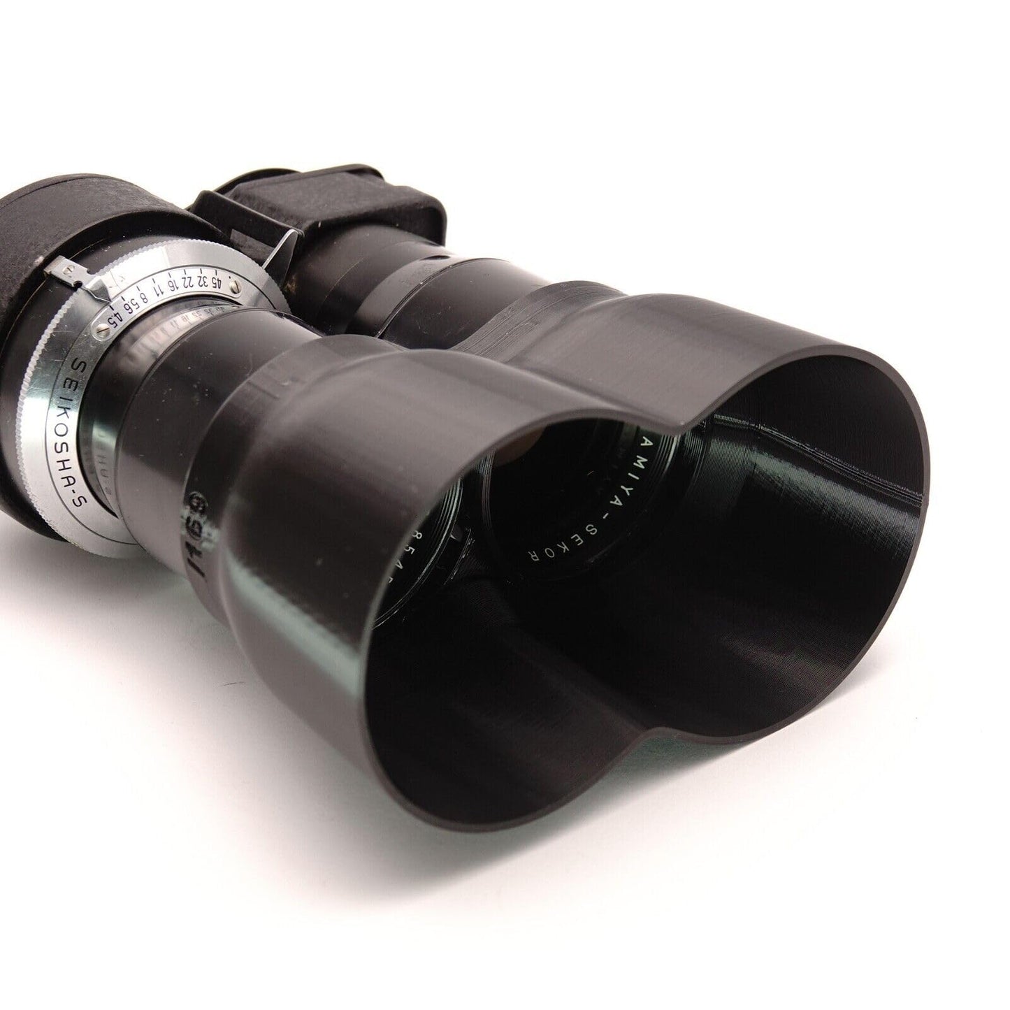 Gegenlichtblende für Mamiya C330, C220 (55-250mm Sekor)