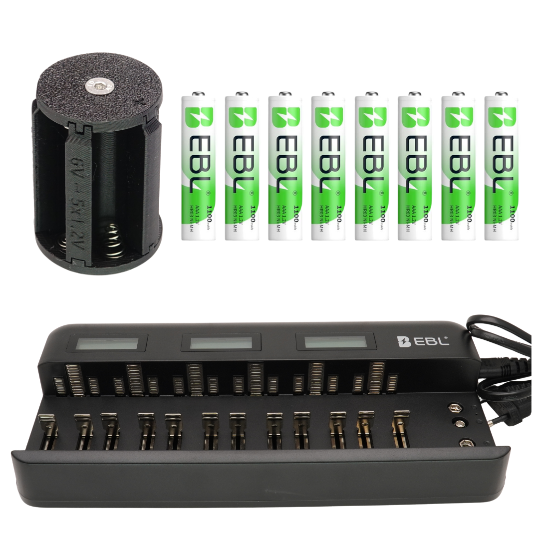 Batterieadapter Set für Hasselblad 500 EL, ELM & ELX (Standard & Komplettpaket)