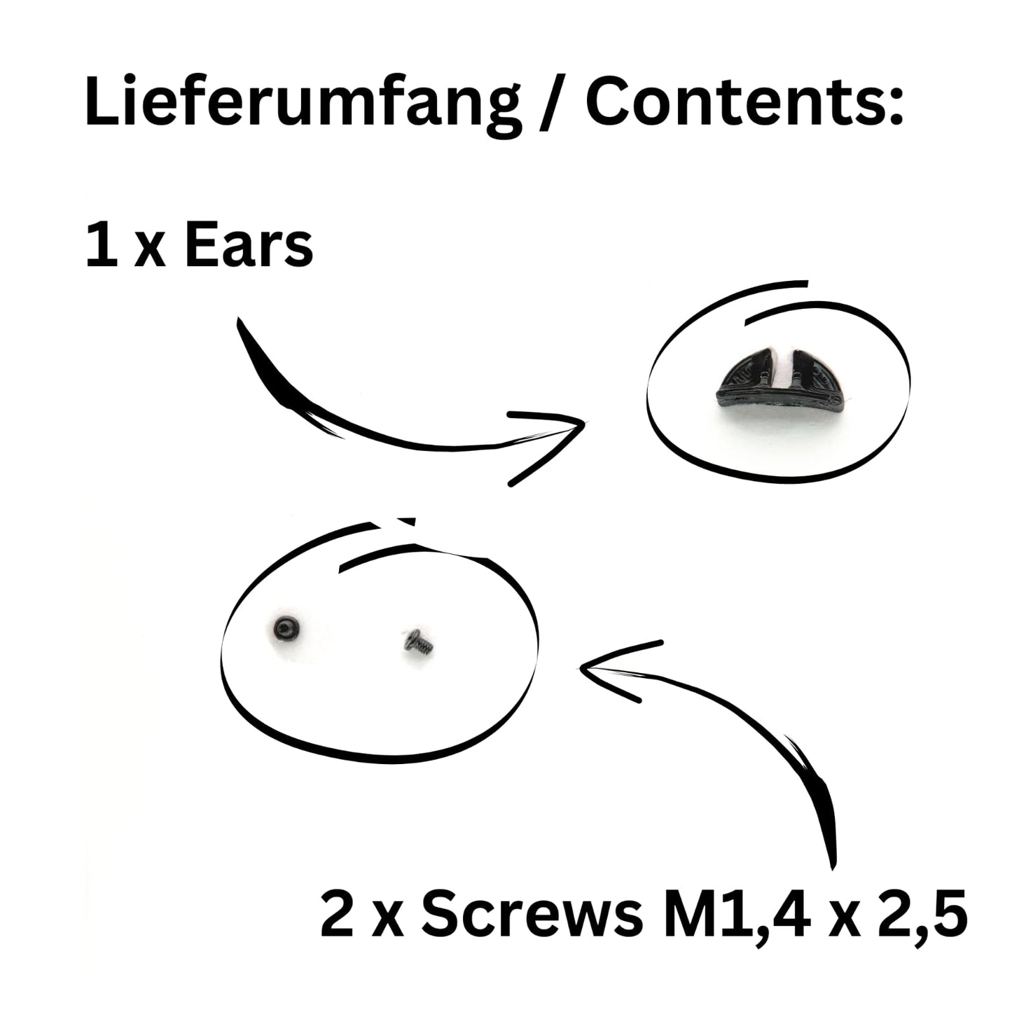 Nikon Hasenohren Focusing Prong Rabbits Ears für Pre AI Nikkor