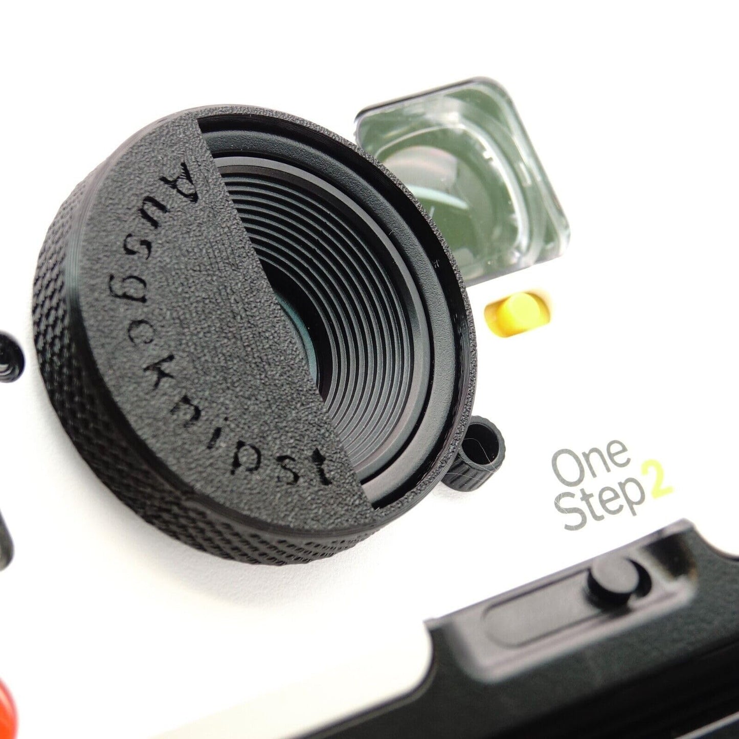 Objektivdeckel mit Splitzer Effekt für Polaroid One Step Plus & 2