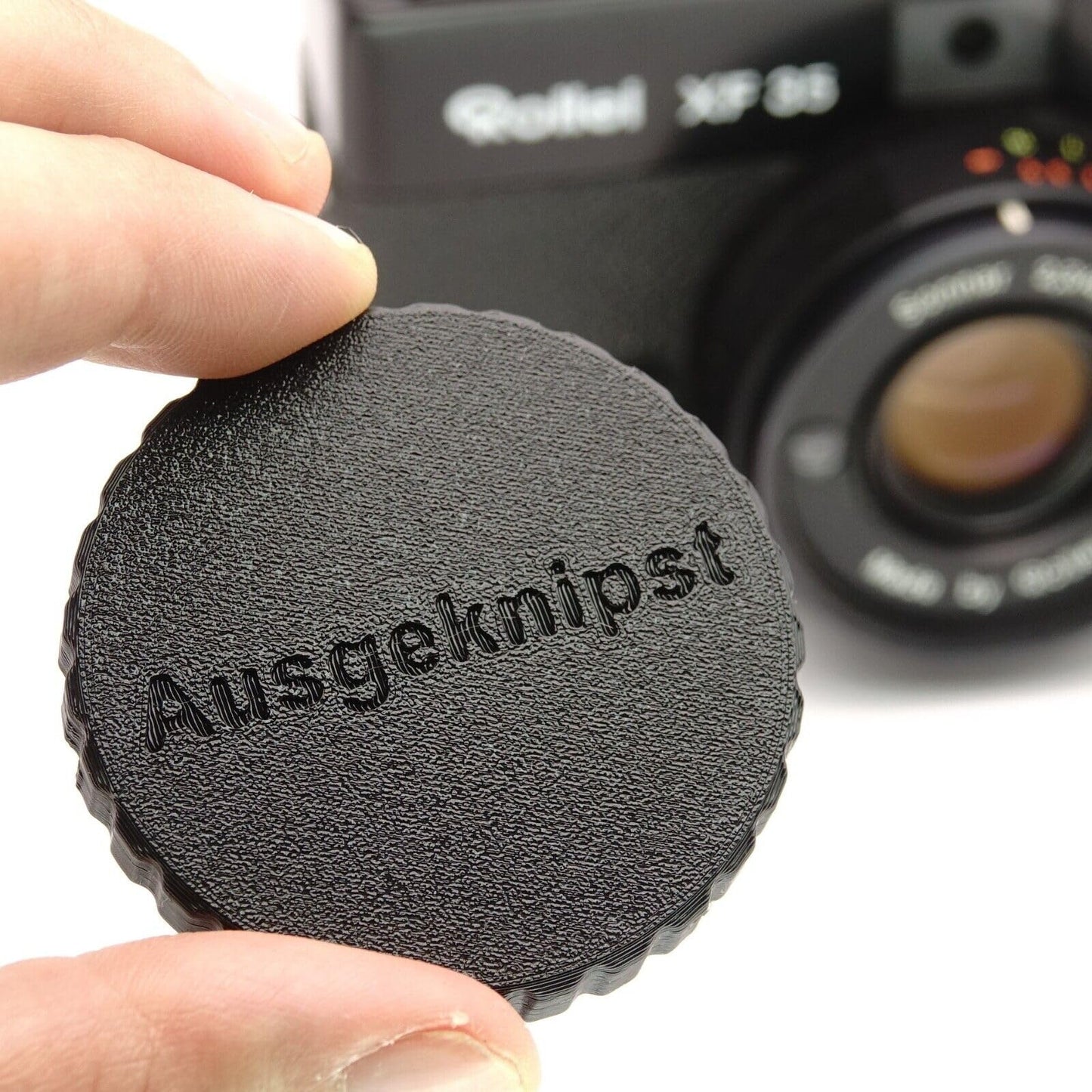 Rollei XF 35 Objektivdeckel für Voigtländer VF 135