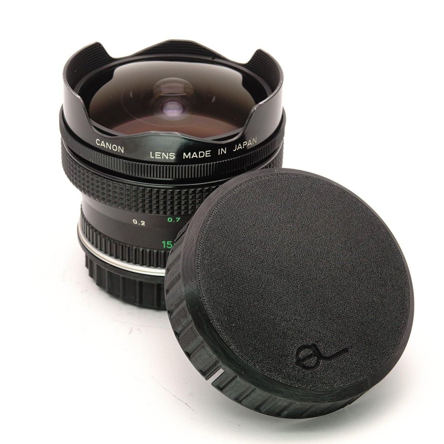 Objektivfrontdeckel für Canon FD 15mm Fisheye Objektiv