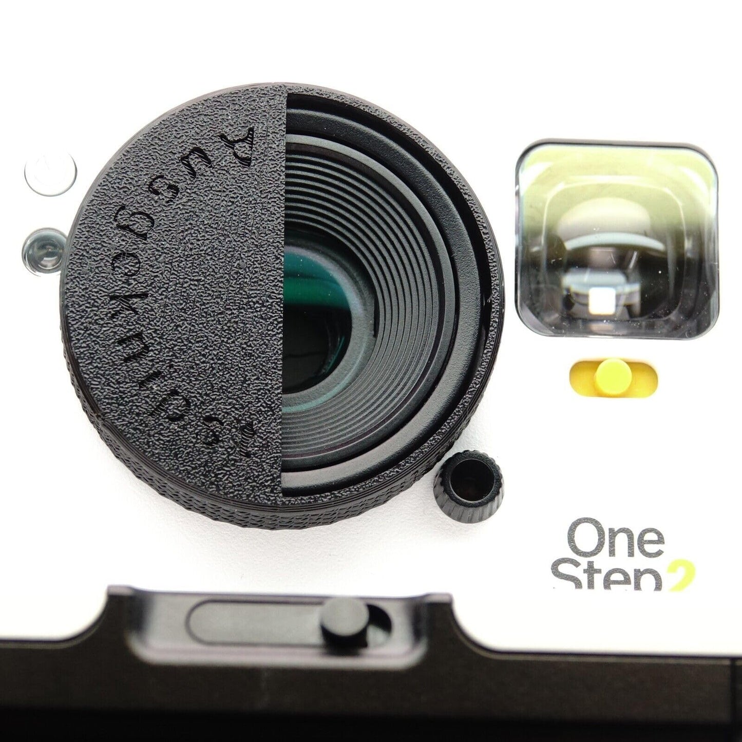 Objektivdeckel mit Splitzer Effekt für Polaroid One Step Plus & 2