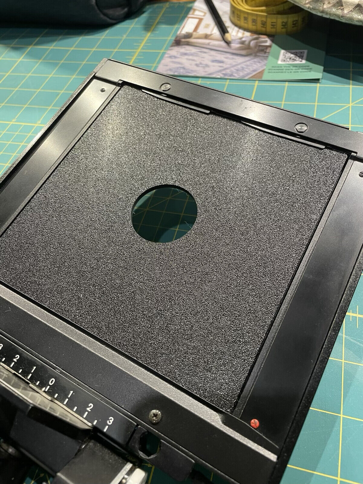 Overview of all hole diameters for large format lens boards (Compur, C ...