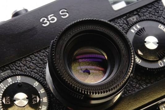 Zierblende Schraubenabdeckung für Rollei 35 S & SE (mit Sonnar 2.8/40)