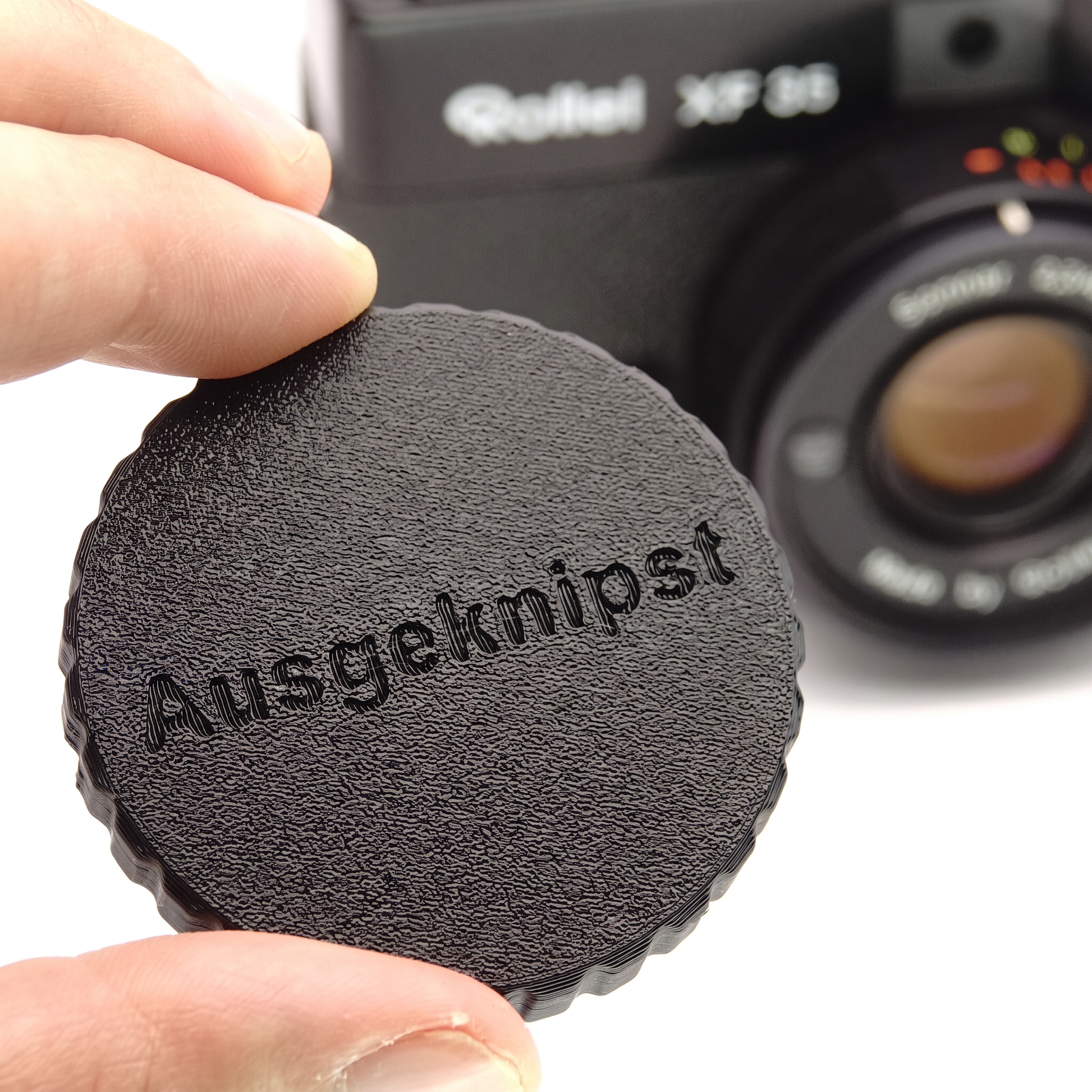Objektivdeckel für Rollei XF 35 & Voigtländer VF 135 (Slip-On)