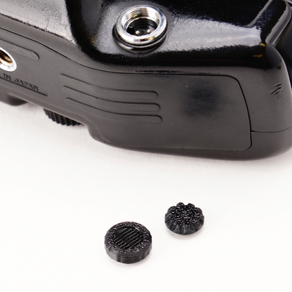 Abdeckkappen für Nikon F4, F5, F100, F90, MD-4 (2er-Pack)
