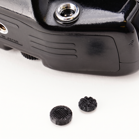 Abdeckkappen für Nikon F4, F5, F100, F90, MD-4 (2er-Pack)