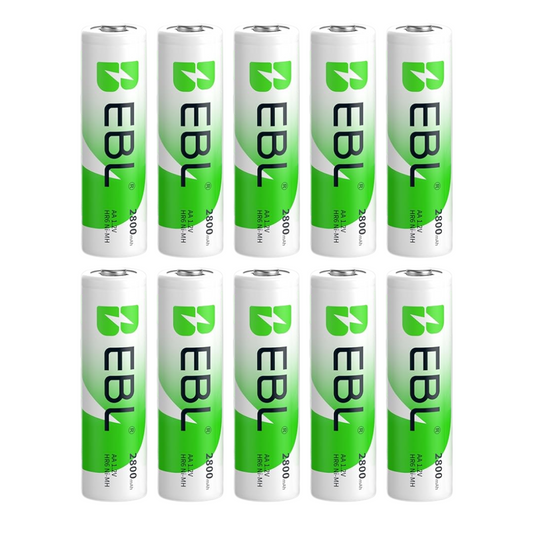 EBL AA Akkus 2800mAh (10er / 20er Pack)