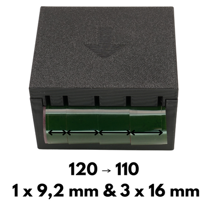 Filmschneider für 110 Pocket Film (aus 120 & 35mm) mit Sicherheitsdeckel