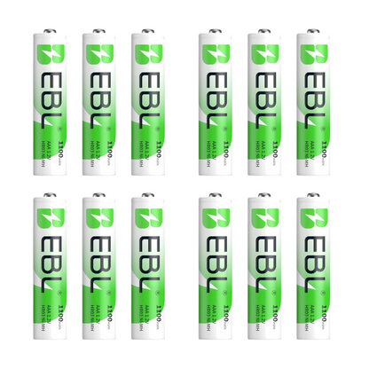 Pile rechargeable AAA Micro NiMH 1100mAh – EBL