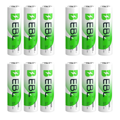 Pile rechargeable AA Mignon NiMH 2800mAh – EBL rechargeable