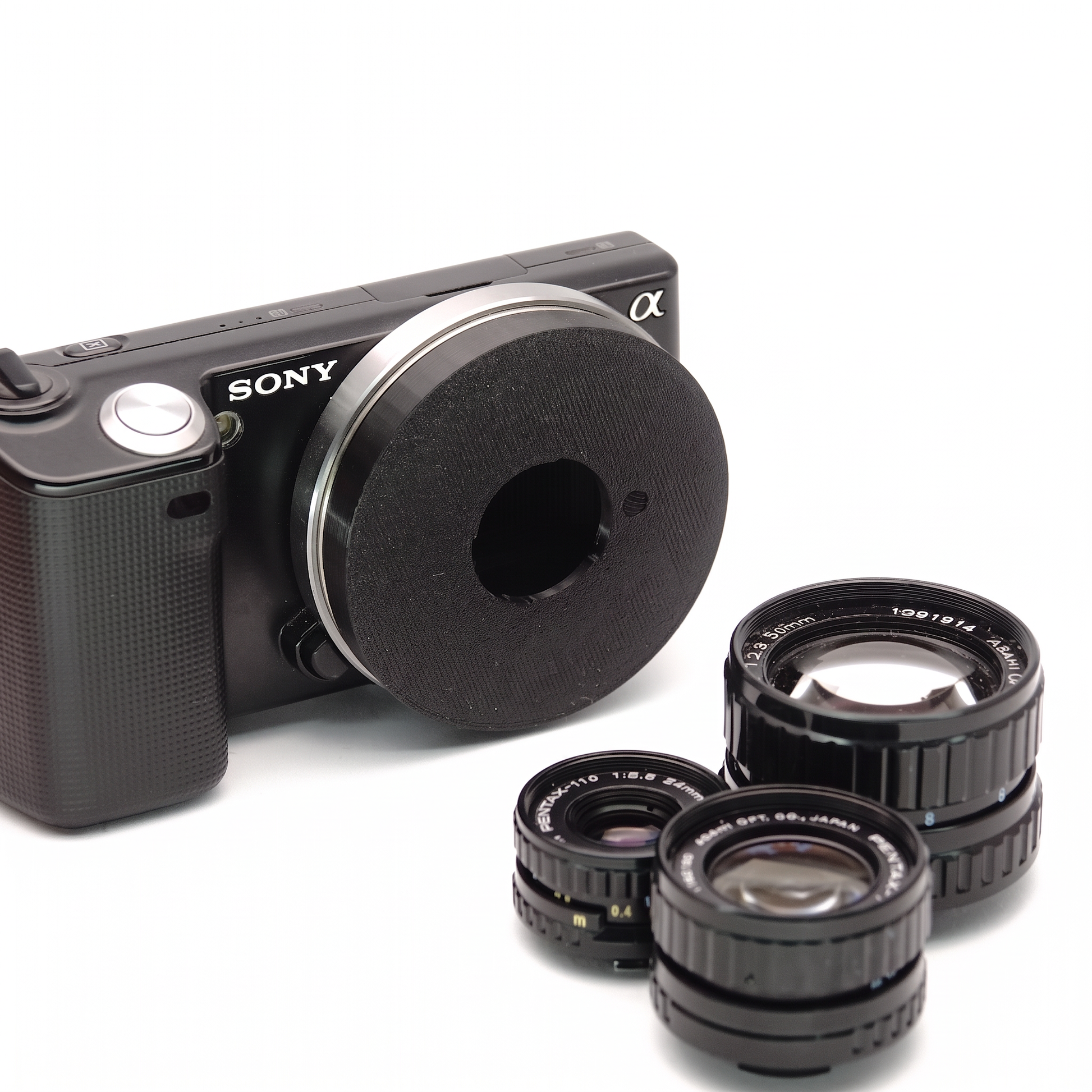 Objektivadapter für Pentax 110 Objektiv (Sony E Mount Alpha NEX)