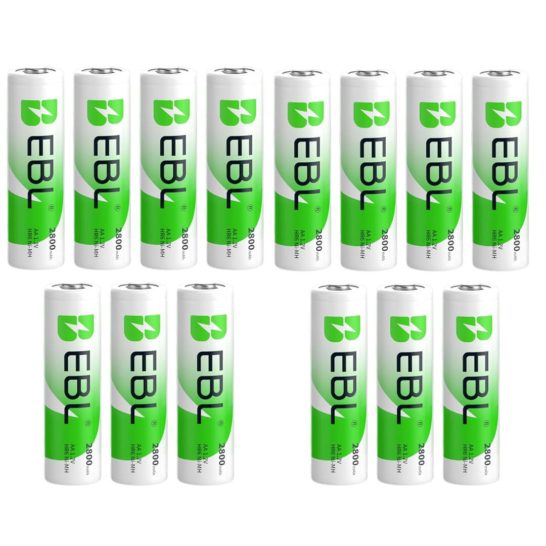 EBL AA Akkus 2800mAh (14er-Pack)
