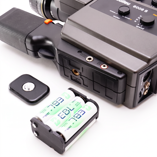 Batterieadapter für Beaulieu 6008, 7008, 9008