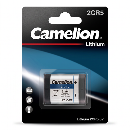 2CR5 Batterie für Canon EOS 1, 3, 5, 50