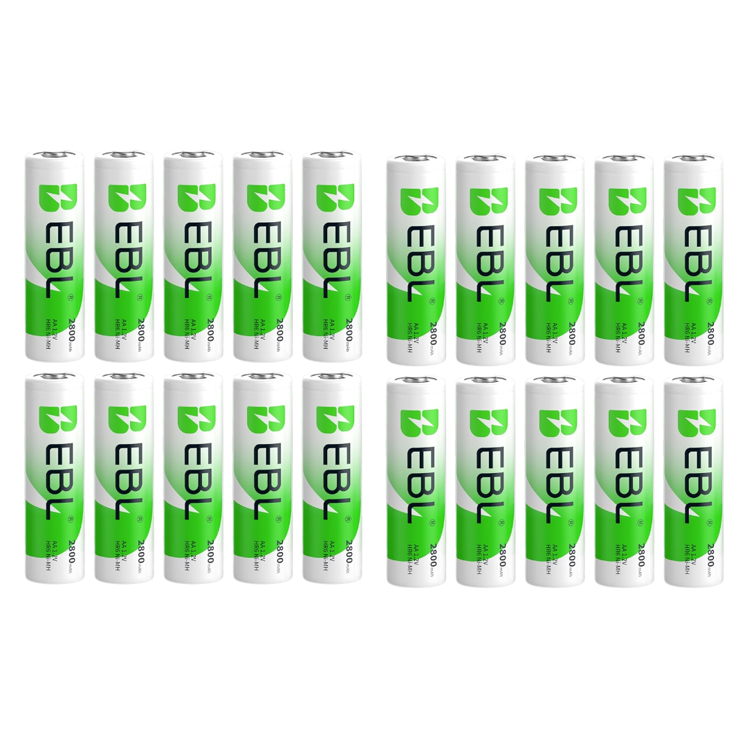EBL AA Akkus 2800mAh (10er / 20er Pack)