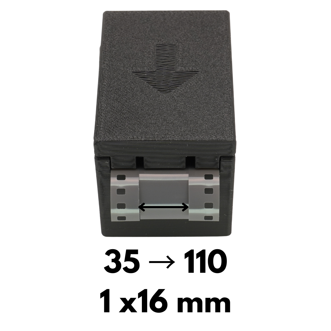 Filmschneider für 110 Pocket Film (aus 120 & 35mm) mit Sicherheitsdeckel