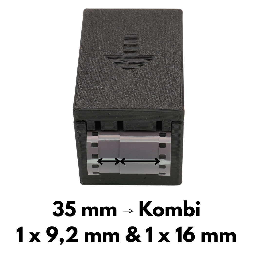 Filmschneider für 110 Pocket Film (aus 120 & 35mm) mit Sicherheitsdeckel