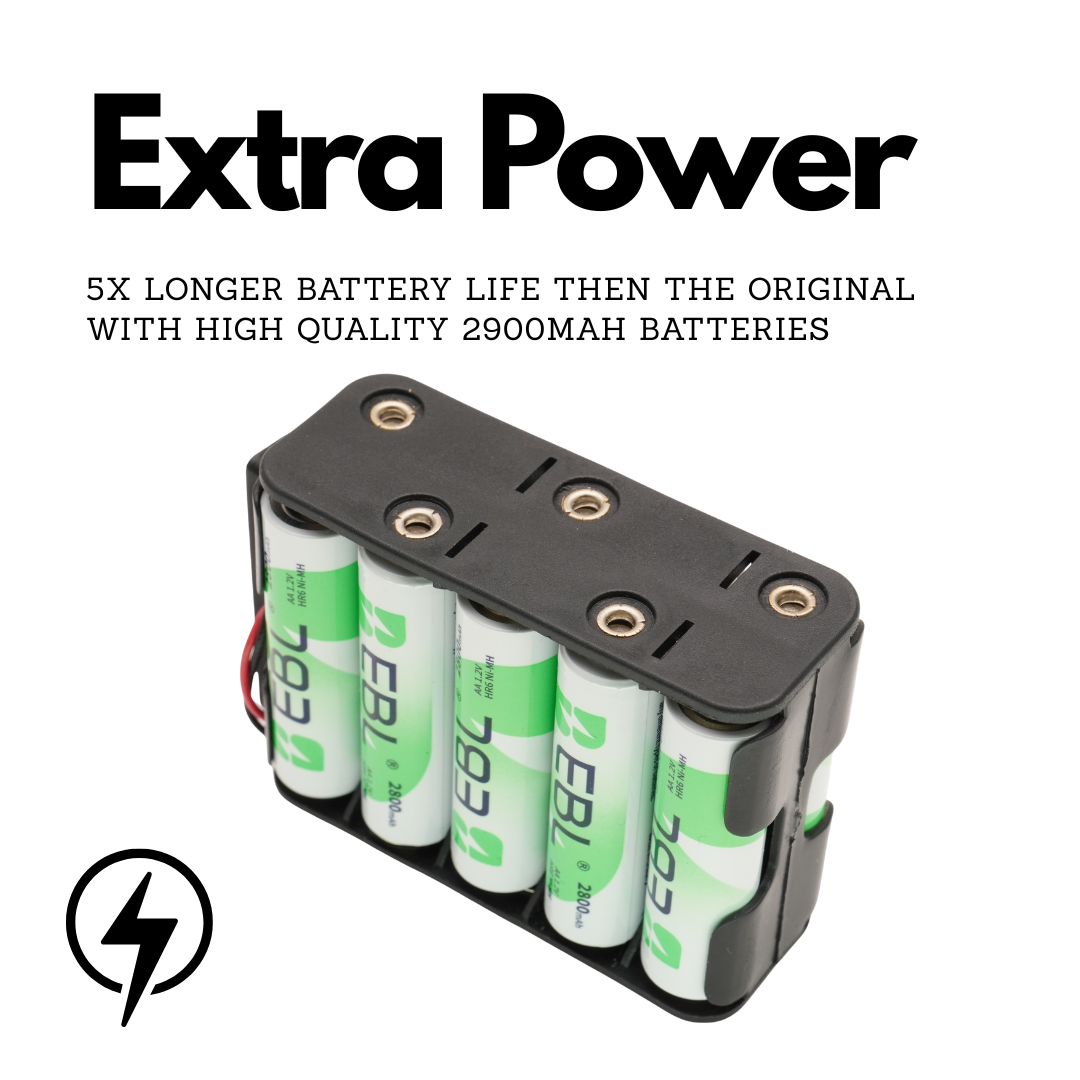 Akku-Adapter S-12 für Canon Scoopic 16M, MN & MS (für 10x AA)