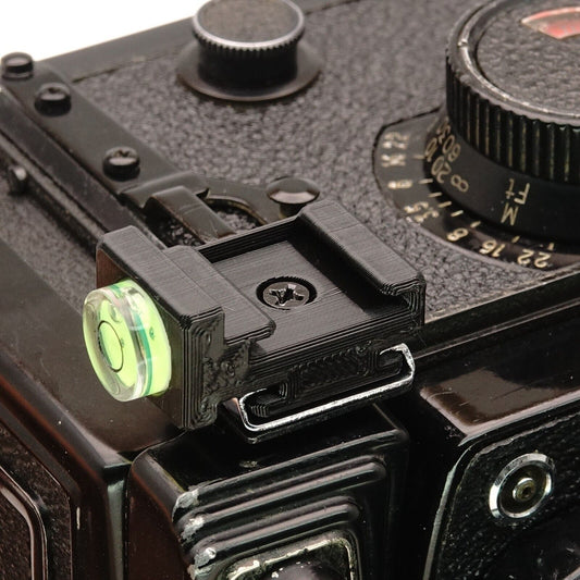 90° spirit level bubble level for Yashica 124, Mamiya RB, Rolleiflex, etc.