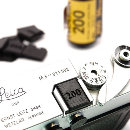 ISO reminder hot shoe film speed reminder for Leica M3 Rollei etc.