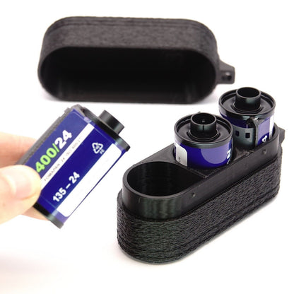 Film box canister case container for 3x 35mm 135 film