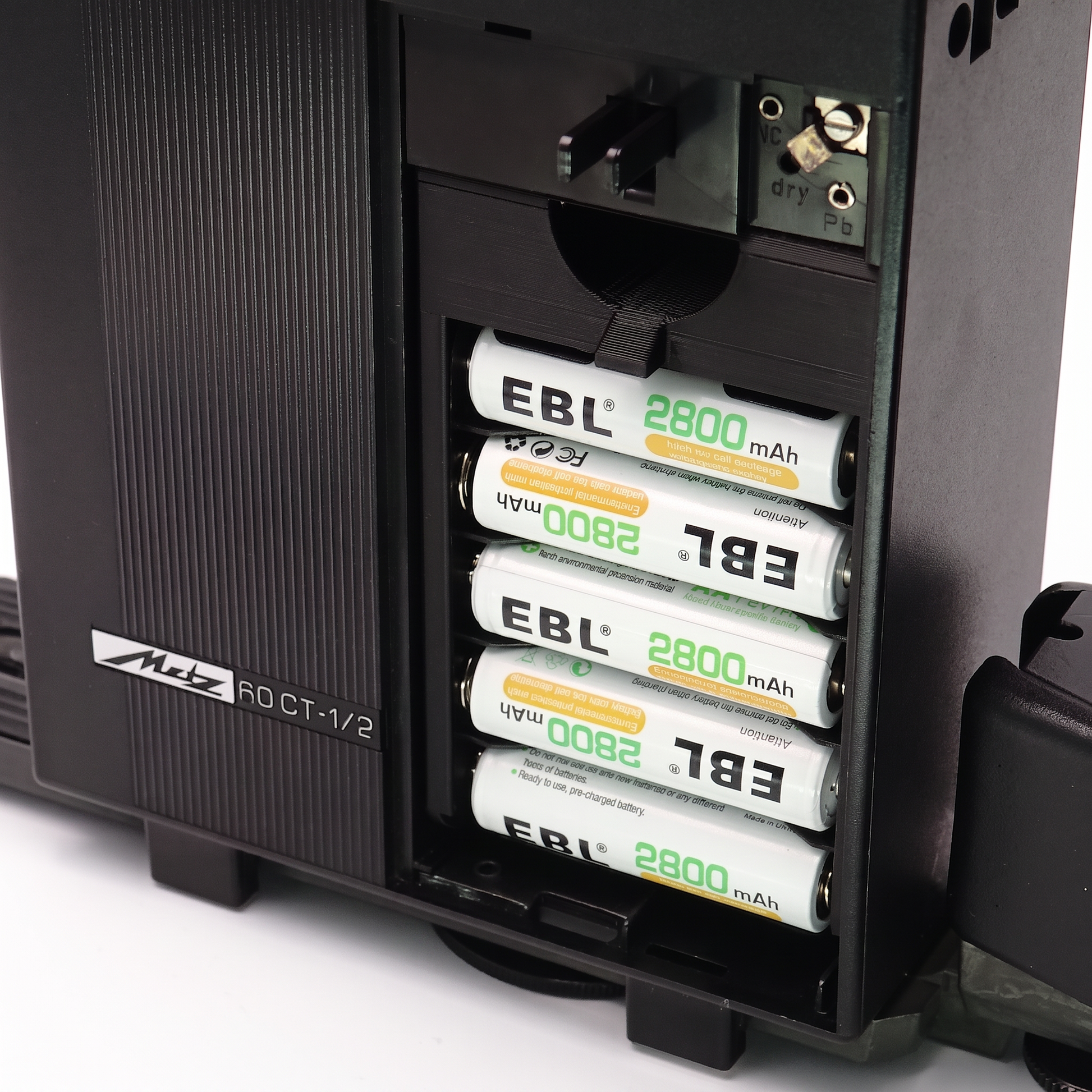 Batterieadapter für Metz Mecablitz 60 CT-1, CT-2, CT-4 (Dryfit Akku Ersatz)