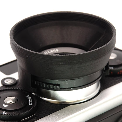 Zubehör für Rollei 35 AF (MINT) | Deckel, Filteradapter, Gegenlichtblende & Half Case