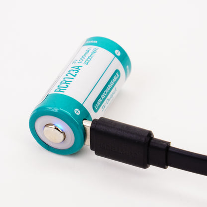 CR123A Akku mit USB-C für Yashica T4 / T5, Contax T2, Mju-II & Co.