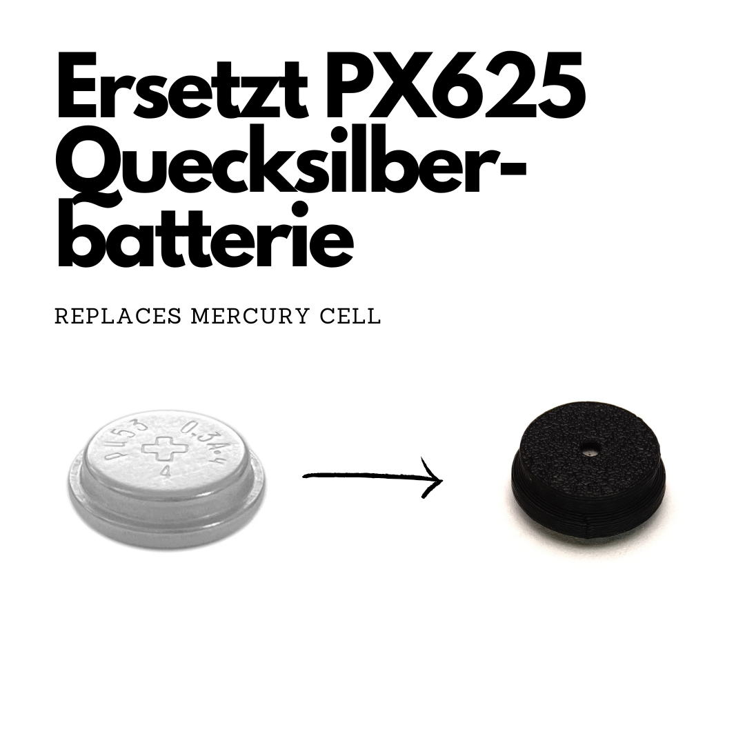 BAQI Adattatori Batteria 2 Pezzi MR-9 Per Esposimetro MR9 PX625 - Foto 2