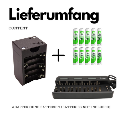 Akku-Adapter für Metz Mecablitz 60 CT-1/2/4 (für 10x AA Akkus)