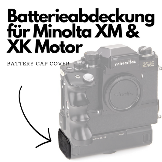 Batteriefachabdeckung (battery cover) für Minolta XK & XM Motor