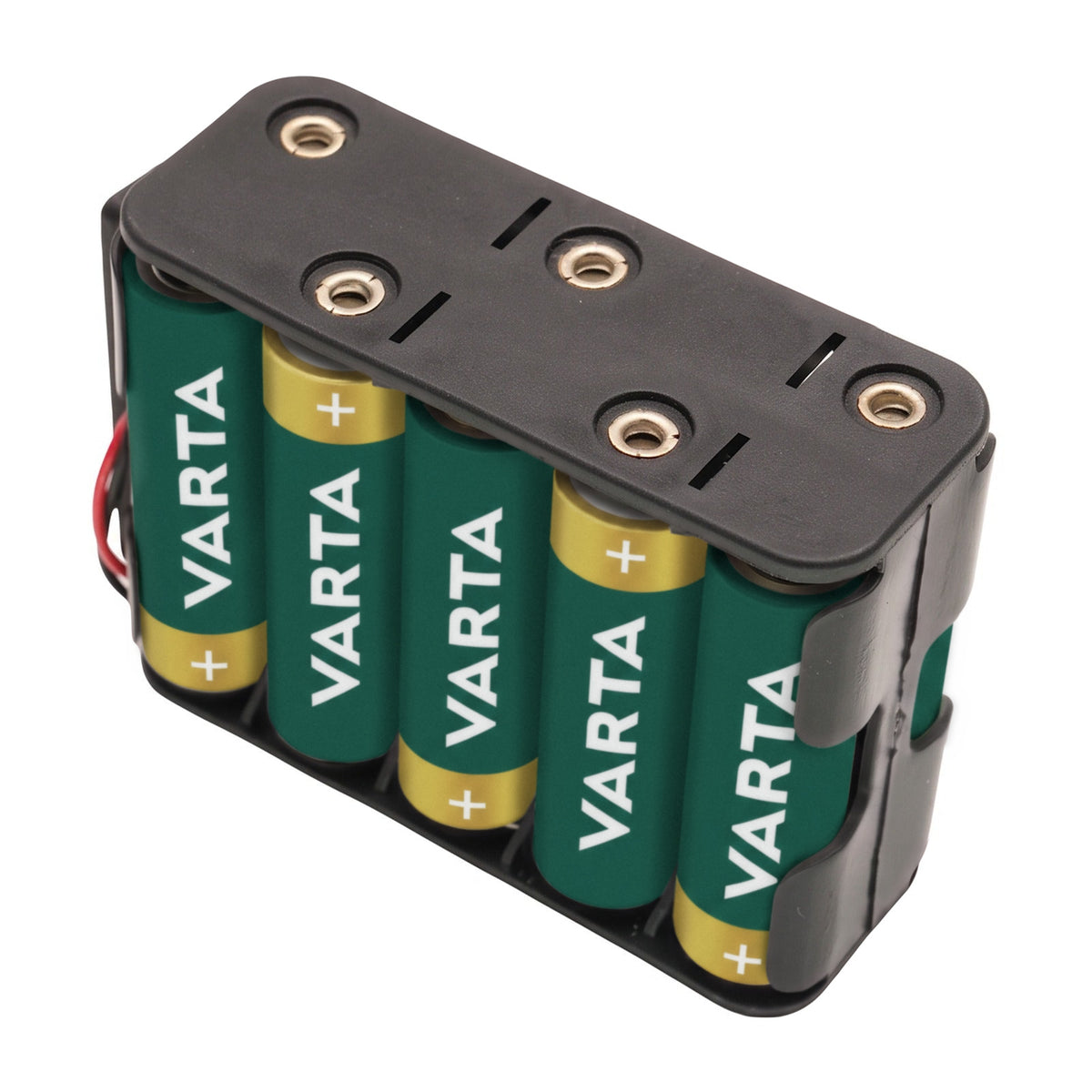 Batterieadapter S-12 für Canon Scoopic 16M, MN und MS mit zehn eingesetzten AA-Akkus