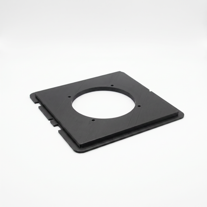 Placa de objetivo Ausgeknipst Copal #3 para Plaubel Peco 4x5