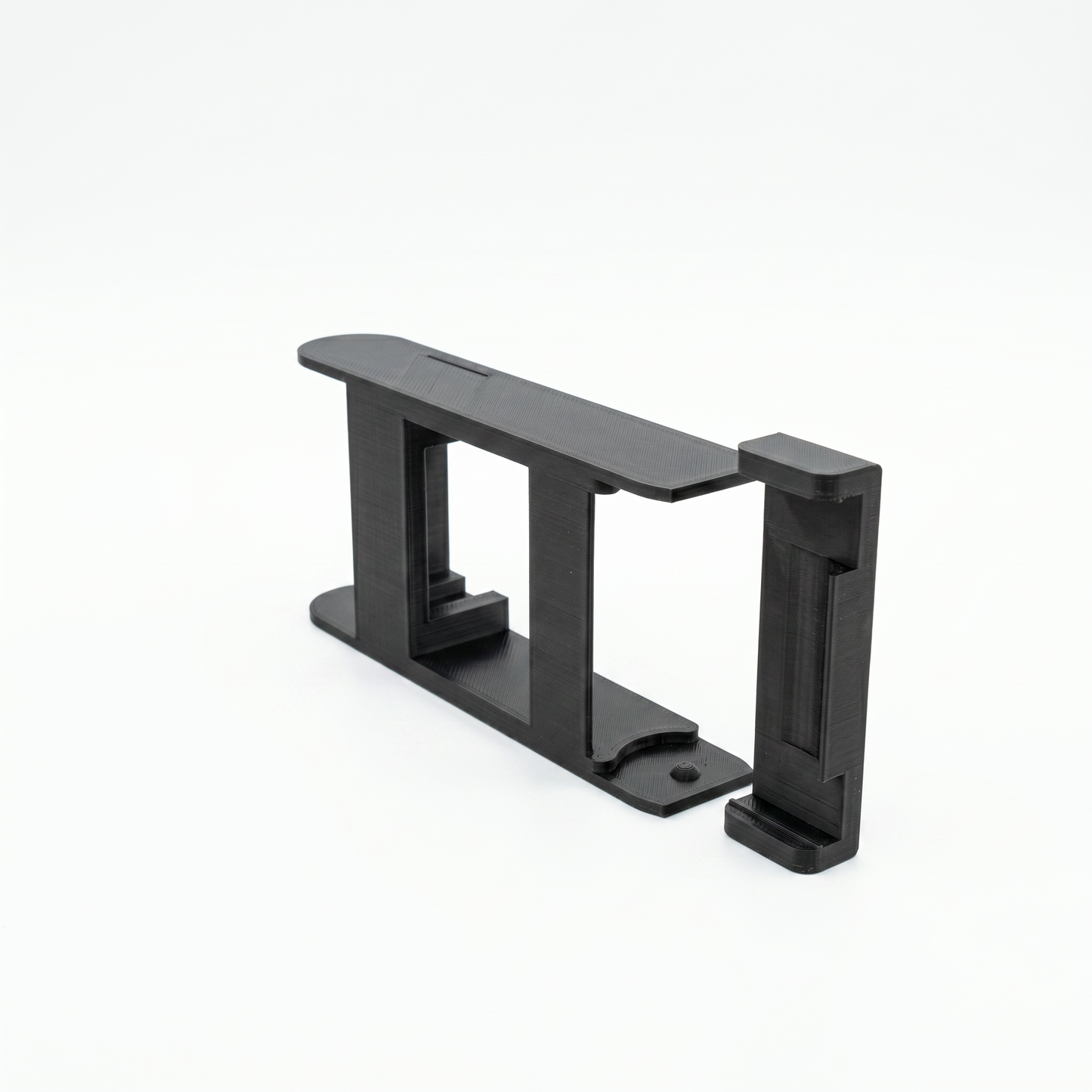 35mm-auf-120 Mittelformat-Adapter, Hauptkörper aus mattschwarzem Kunststoff