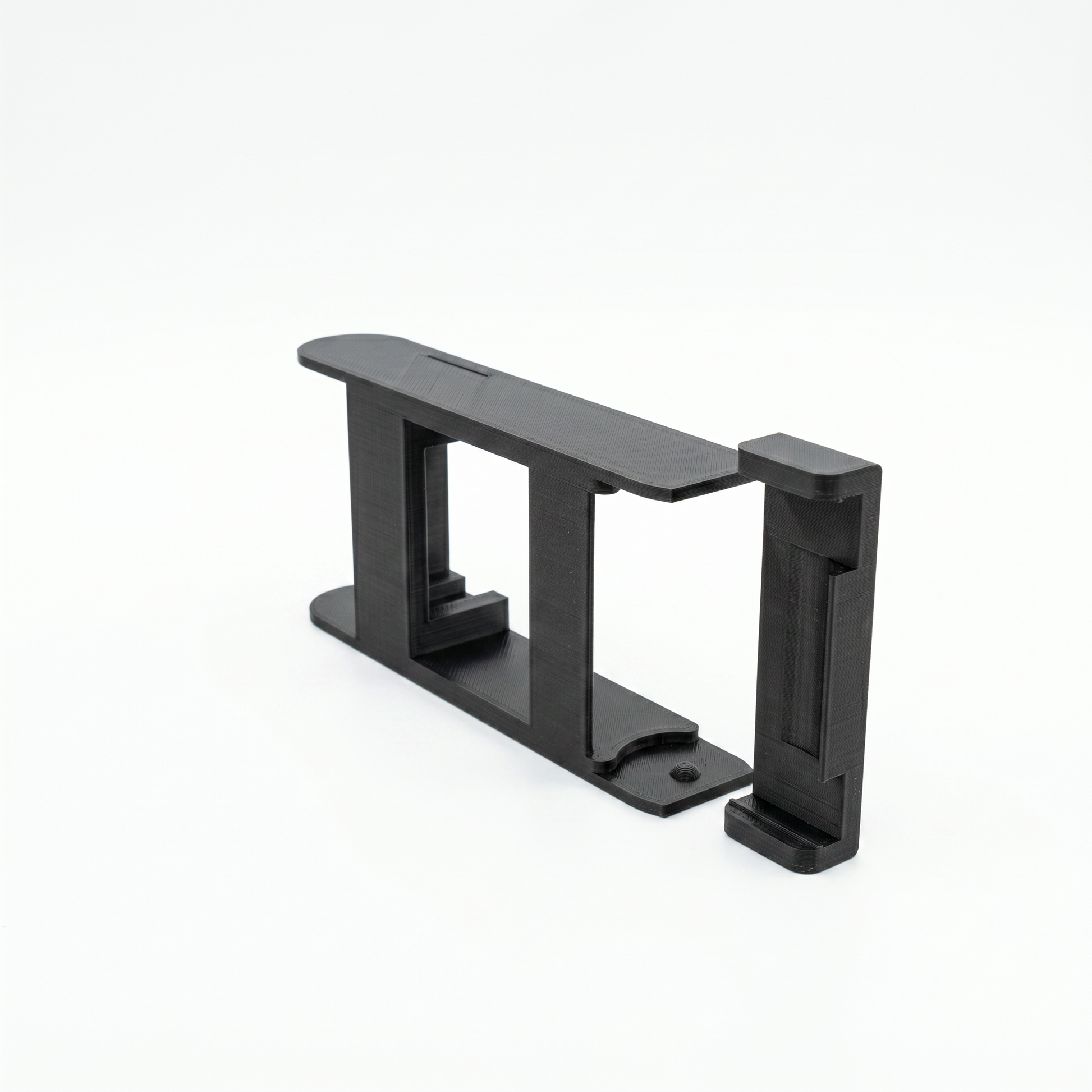 35mm-auf-120 Mittelformat-Adapter, Hauptkörper aus mattschwarzem Kunststoff