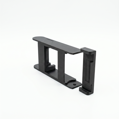35mm-auf-120 Mittelformat-Adapter, Hauptkörper aus mattschwarzem Kunststoff