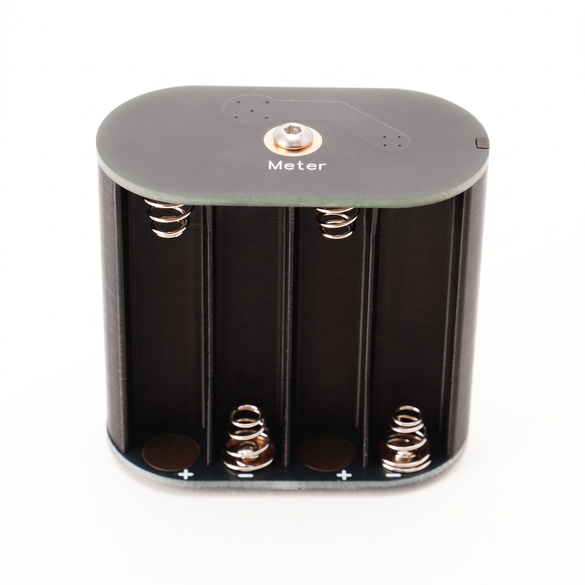 Batterieadapter für Canon Scoopic 16 und 16S mit Platine, Stirnseite mit Meter-Kontakt